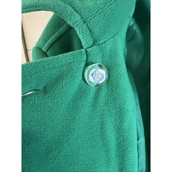 Old Navy Double Breasted Belted Green Pea Coat Size XL - Picture 9 of 11